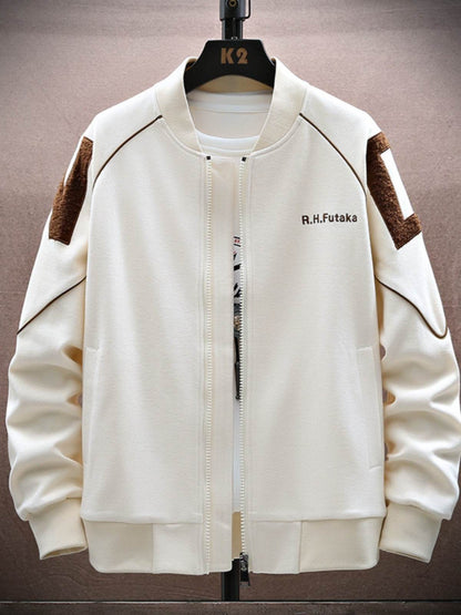 Spring Autumn Embroidered Baseball Sports Set - Stylish Jacket & Pants - Buy Center