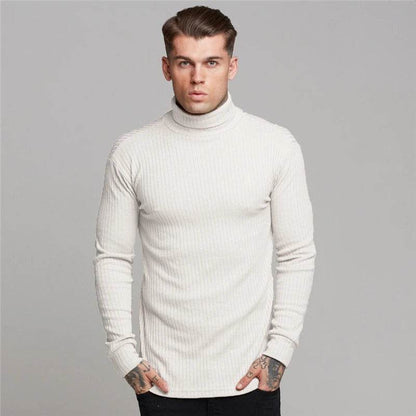 New Fashion Winter Hooded Sweater Men Warm Turtleneck Mens Sweaters Slim Fit Pullover Men Classic Sweter Men Knitwear Pull Homme - Buy Center