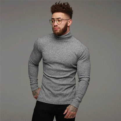 Winter Fashion Warm Hooded Sweaters Men Turtleneck Mens Sweaters Slim Fit Pullover Men Classic Sweter Man Knitwear Pull Homme - Buy Center