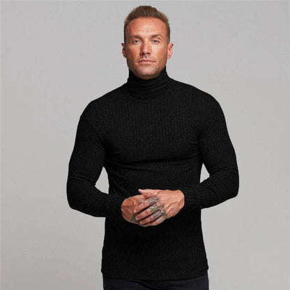 Winter Fashion Warm Hooded Sweaters Men Turtleneck Mens Sweaters Slim Fit Pullover Men Classic Sweter Man Knitwear Pull Homme - Buy Center