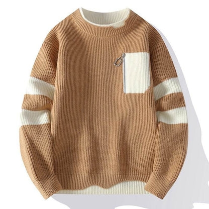 Boys Casual Knitted Sweater - Trendy Autumn Winter Pullover Fashion - Buy Center