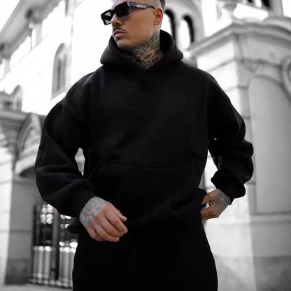 Fall Winter Fashion Hoodie - Trendy English Letter Print for Men - Buy Center