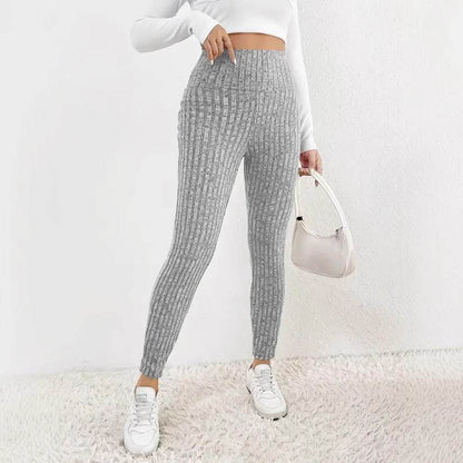 Women's High Waist Cold-Proof Leggings - Stylish Fit for Every Season - Buy Center