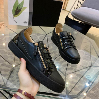 European Station Men's Cowhide Fashion Shoes - Casual Vulcanize Style 2025 - Buy Center