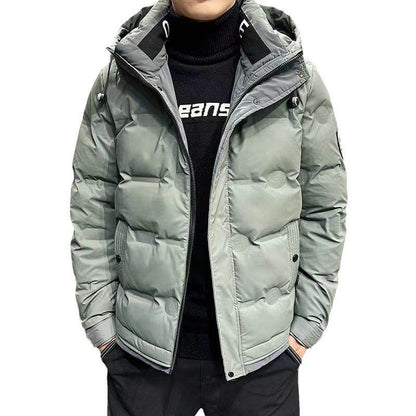 Warm Duck Down Youth Coat - Stylish Polyester Trench for Teens, Sizes L-5XL - Buy Center