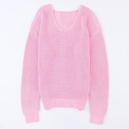 Autumn Slim Fit Women's Sweater - Trendy Long Sleeve Pullover Top - Buy Center