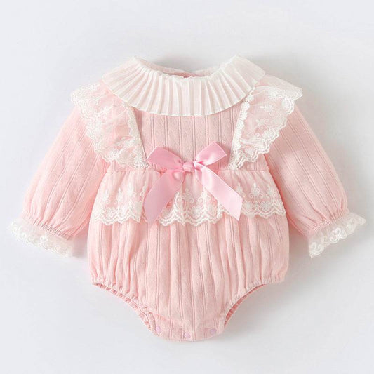 Newborn Autumn Jumpsuit - Long Sleeve Cotton Flower Girl Dress 2025 - Buy Center