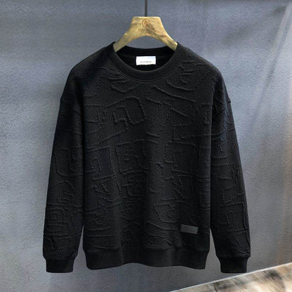 Buycenter Men's Autumn Round Neck Sweater - Slim Fit Cotton Styles - Buy Center