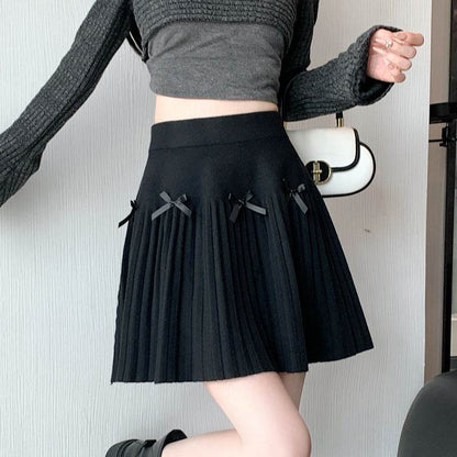 Fashion Personalized Knitted Skirt - Versatile Pleated Design for Women - Buy Center