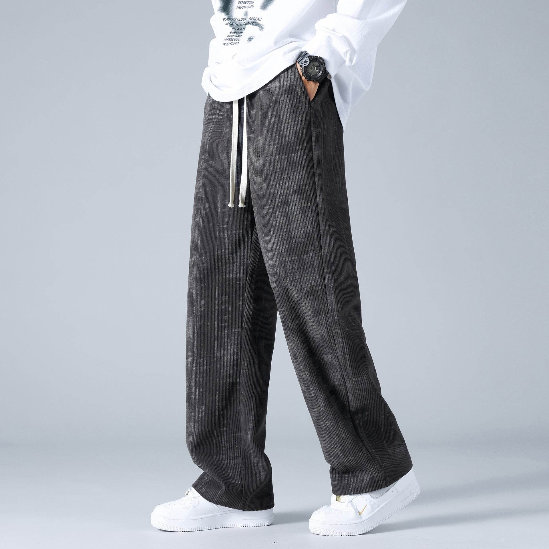 Stylish Corduroy Pants for Men - Camouflage Casual Trousers 2025 - Buy Center