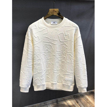 Buycenter Men's Autumn Round Neck Sweater - Slim Fit Cotton Styles - Buy Center