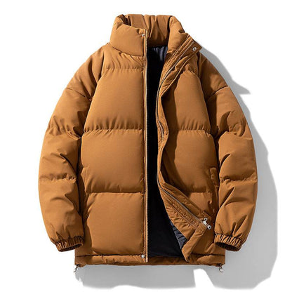 Stand Collar Down Coat Jacket - Warm Cotton, Stylish Colors Available - Buy Center