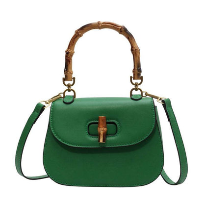 Buycenter Women's Portable Bamboo Shoulder Bag - Urban Simplicity Style - Buy Center