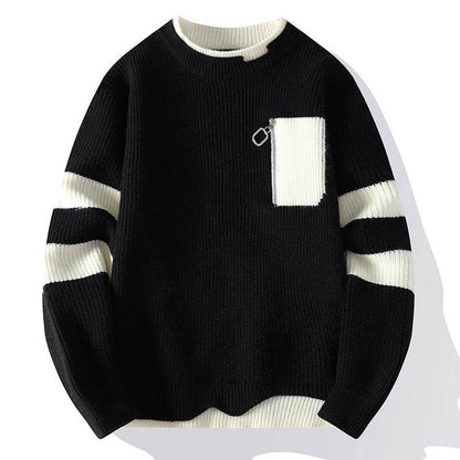 Boys Casual Knitted Sweater - Trendy Autumn Winter Pullover Fashion - Buy Center