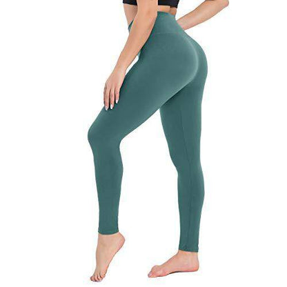 Solid Color High Waist Cropped Leggings - Stylish & Comfortable Fit - Buy Center