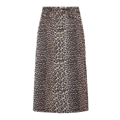 Women's Leopard Print Ankle-Length Skirt - Stylish & Comfortable Fashion - Buy Center