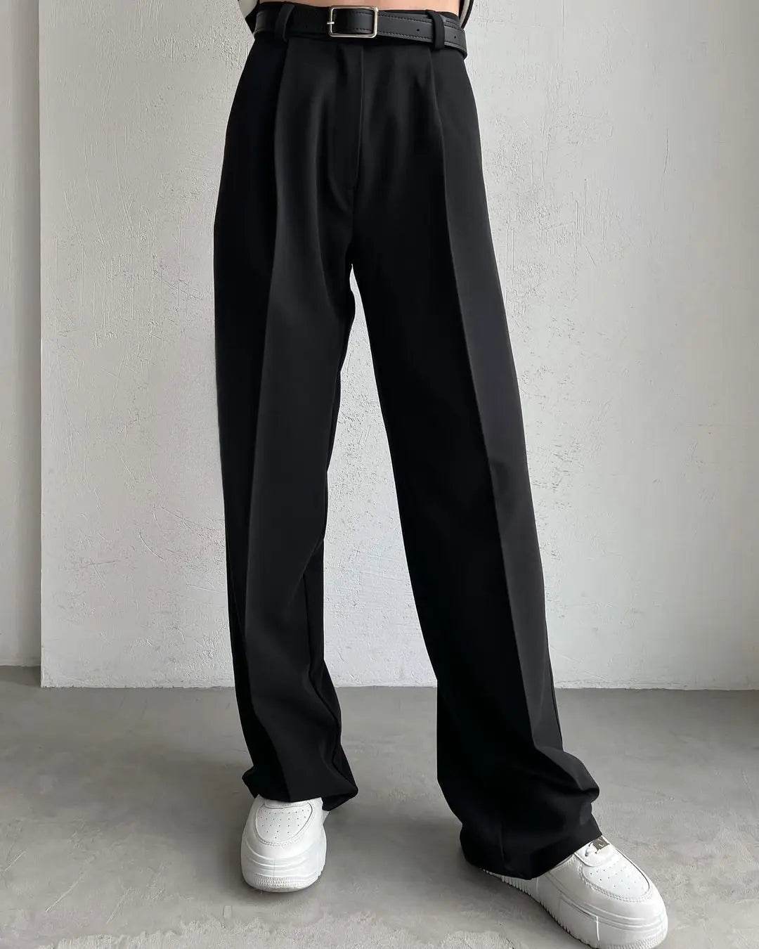 Anicenice Women's Loose Fit Straight Leg Pants - Casual Spring Style - Buy Center
