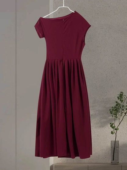 Elegant A-Line Sleeveless Dress for Women - Spring/Summer Style - Buy Center
