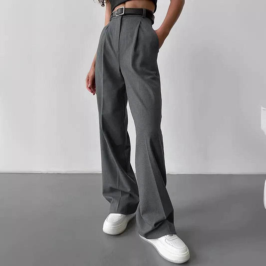 Anicenice Women's Loose Fit Straight Leg Pants - Casual Spring Style - Buy Center