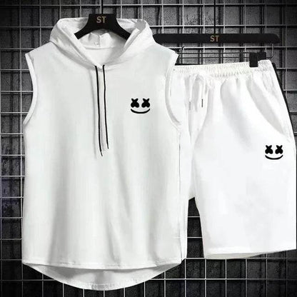 Summer Men's Two-Piece Casual Set - T-Shirt & Shorts Sports Suit - Buy Center