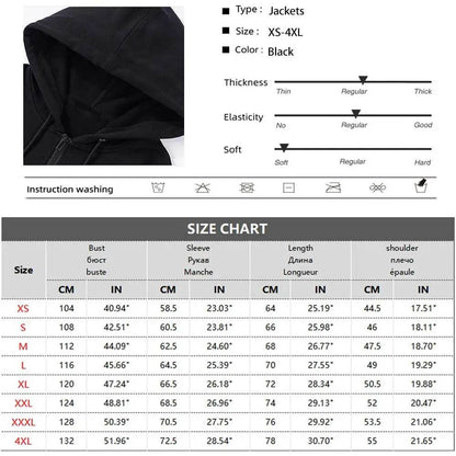 Men's Autumn Zip-Up Hoodie - Slim Fit Long Sleeve Jacket - Buy Center