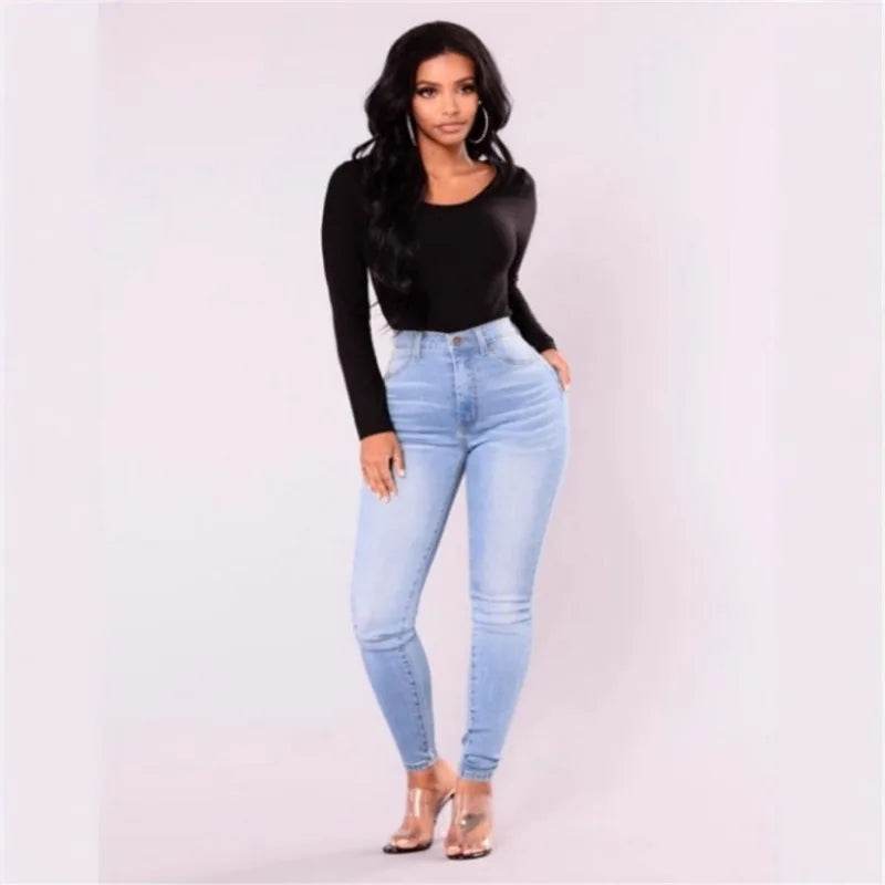 Liva Girl Women’s High Waist Skinny Jeans - Ankle Length, Stretch Fit - Buy Center