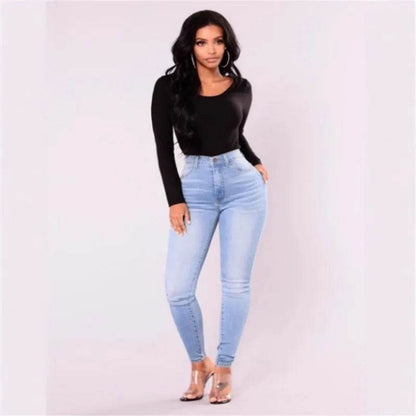 Liva Girl Women’s High Waist Skinny Jeans - Ankle Length, Stretch Fit - Buy Center