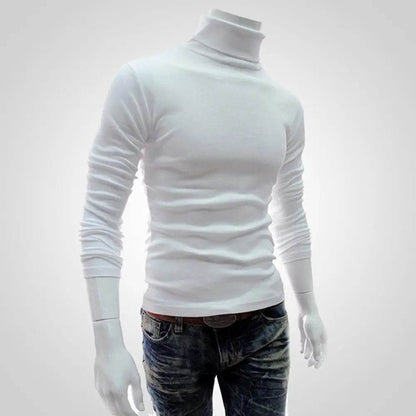 SANWOOD Men's Long Sleeve Pullover - Solid Color Stretchy Knitted Top - Buy Center