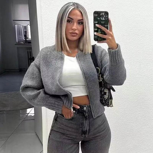 TRAF Women's Cardigan - Casual Knit Outerwear for Autumn/Winter 2024 - Buy Center