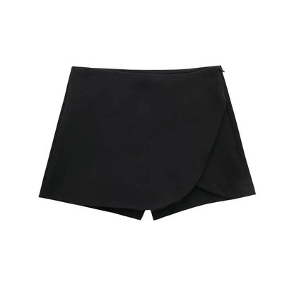 Women's High Waist Mini Skort - Stylish Brown & Pink Casual Wear - Buy Center