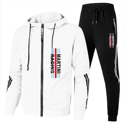Men's Martini Racing Suit Set - Fashion Casual Sweater & Pants - Buy Center