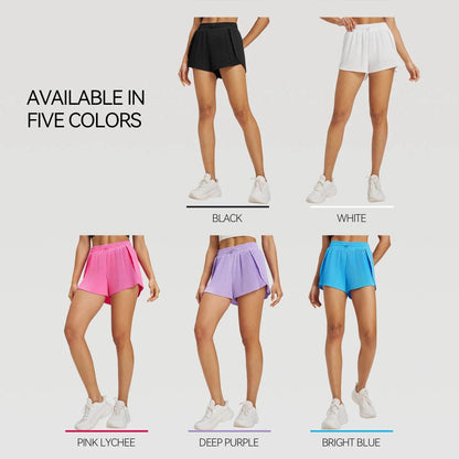 NAQIYAYABEI Women's Quick-Dry Yoga Shorts with Utility Pockets - Buy Center