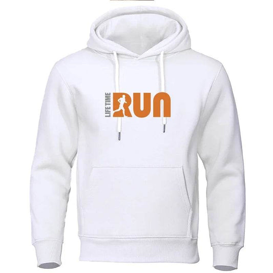 Men's Printed Hoodie - Casual Fleece Sweatshirt for Street Fashion - Buy Center