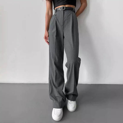 Anicenice Women's Loose Fit Straight Leg Pants - Casual Spring Style - Buy Center