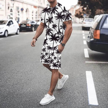 2025 Casual Men's 3D Print Shorts and T-shirts - Summer Fashion - Buy Center