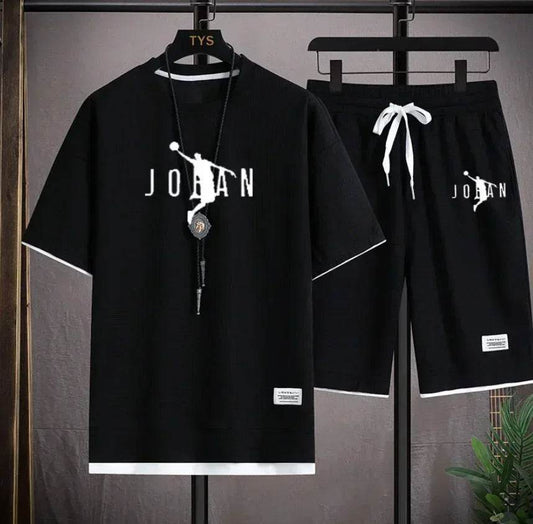 Summer Men's 2-Piece Blazer and T-Shirt Set - Casual Fashion - Buy Center