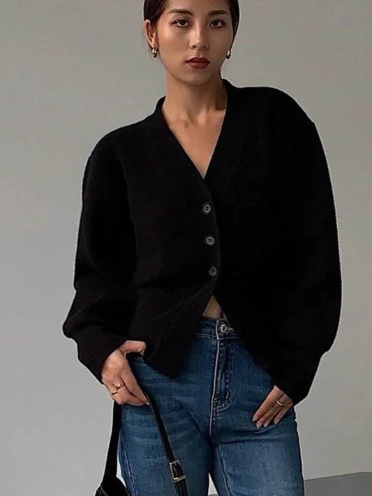2024 Autumn Women’s Cardigan Coat - Elegant Knitted Knitwear - Buy Center