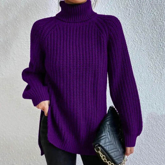 SANWOOD Women's Turtleneck Sweater - Loose Fit, Warm & Casual - Buy Center