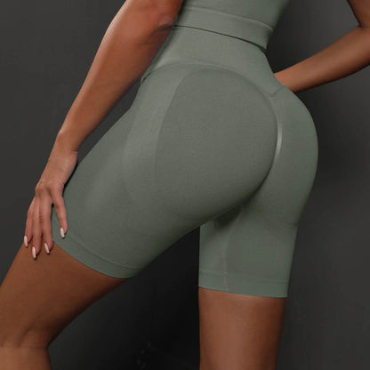 Hamidou Women's High Waist Yoga Shorts - Push Up Fitness Style - Buy Center
