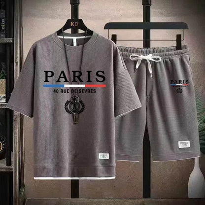 Men's Casual T-Shirt and Shorts Set - Summer Fashion Comfort - Buy Center