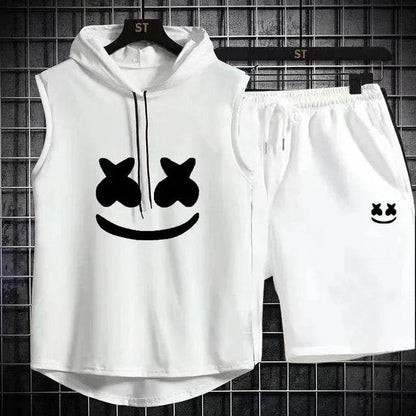 Summer Men's Two-Piece Casual Set - T-Shirt & Shorts Sports Suit - Buy Center