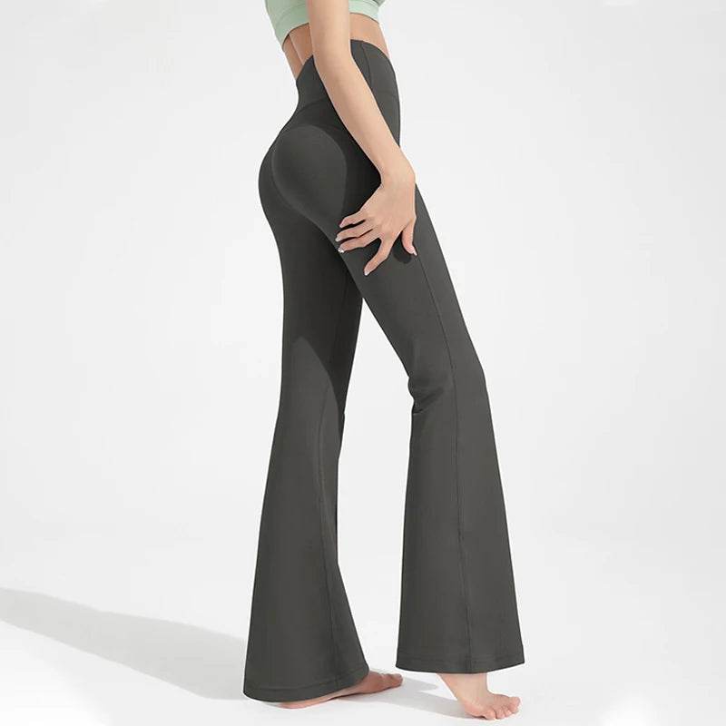 SKINOFSKIN Women's High Waisted Yoga Pants - Flared Fit & Lifting - Buy Center