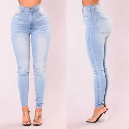 Liva Girl Women’s High Waist Skinny Jeans - Ankle Length, Stretch Fit - Buy Center