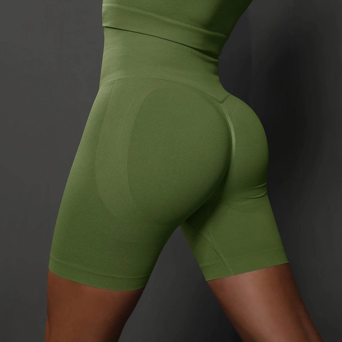Hamidou Women's High Waist Yoga Shorts - Push Up Fitness Style - Buy Center