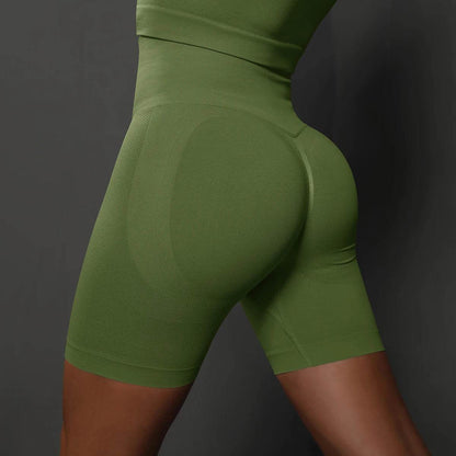 Hamidou Women's High Waist Yoga Shorts - Push Up Fitness Style - Buy Center