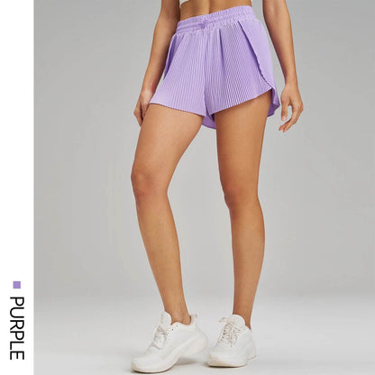 NAQIYAYABEI Women's Quick-Dry Yoga Shorts with Utility Pockets - Buy Center