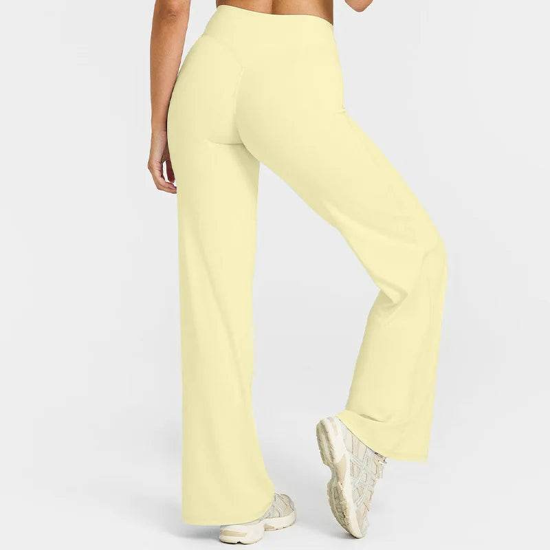 Women's High-Elastic Yoga Pants - Breathable Tummy Control, Straight Leg - Buy Center