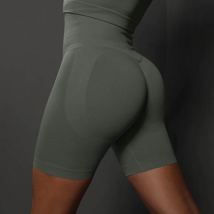 Hamidou Women's High Waist Yoga Shorts - Push Up Fitness Style - Buy Center