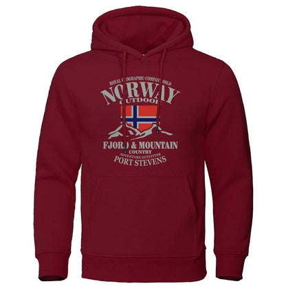 Norway FjordFashion Oversize Casual Hoody - Autumn Street Style - Buy Center