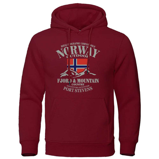 Norway FjordFashion Oversize Casual Hoody - Autumn Street Style - Buy Center